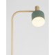 Gold Metal Mint Metal Shade White Base LED E27 1x12 Watt 230 Volt IP20 Bulb Excluded Cable Length: 170 cm D: 12.5 H: 165 cm 