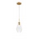 Antique Brass Metal Clear Glass LED E27 1x12 Watt 230 Volt IP20 Bulb Excluded L: 13 W: 17.5 H: 35 cm Adjustable height 