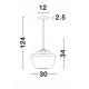 Antique Brass Metal Clear Glass LED E27 1x12 Watt 230 Volt IP20 Bulb Excluded L: 13 W: 17.5 H: 35 cm Adjustable height 