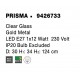 Antique Brass Metal Clear Glass LED E27 1x12 Watt 230 Volt IP20 Bulb Excluded L: 13 W: 17.5 H: 35 cm Adjustable height 