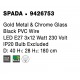 Gold Metal & Smoky Glass Black PVC Wire LED E27 3x12 Watt 230 Volt IP20 Bulb Excluded D: 40 H1: 28 H2: 180 cm Adjustable height 