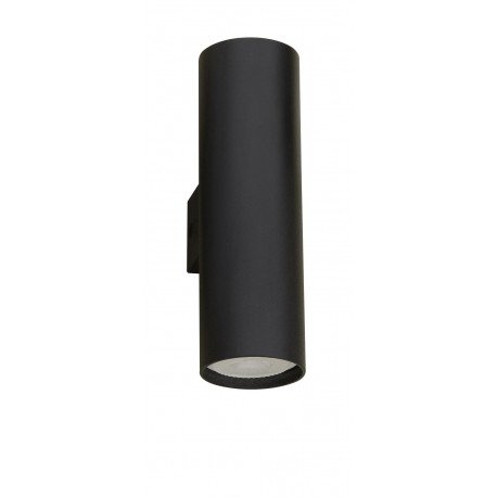 Sandy Black Aluminium LED GU10 2x10 IP20 220-240 Volt Bulb Excluded D: 5.6 W: 8 H: 18 cm 