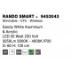 CCT Dimmable - Wireless Sandy White Aluminium & Acrylic LED 50 Watt 230 Volt 2864Lm 3000K - 4000K IP20 D: 60 H: 120 cm Adjustab