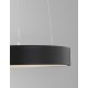 Triac Dimmable Sandy Black Aluminium & Acrylic LED 30 Watt 230 Volt 1845Lm 3000K IP20 D: 38 H: 120 cm Adjustable Height 