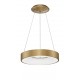 Triac Dimmable Brushed Gold Aluminium & Acrylic LED 30 Watt 230 Volt 1845Lm 3000K IP20 D: 38 H: 120 cm Adjustable Height 