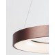 Triac Dimmable Brushed Coffee Aluminium & Acrylic LED 30 Watt 230 Volt 1845Lm 3000K IP20 D: 38 H: 120 cm Adjustable Height 