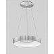 Triac Dimmable Brushed Silver Aluminium & Acrylic LED 30 Watt 230 Volt 1845Lm 3000K IP20 D: 38 H: 120 cm Adjustable Height 