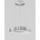 Triac Dimmable Brushed Silver Aluminium & Acrylic LED 30 Watt 230 Volt 1845Lm 3000K IP20 D: 38 H: 120 cm Adjustable Height 