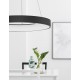 4000K Triac Dimmable Sandy Black Aluminium & Acrylic LED 50 Watt 230 Volt 2864Lm 3000K IP20 D: 60 H: 120 cm Adjustable Height 