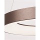 Triac Dimmable Brushed Coffee Aluminium & Acrylic LED 50 Watt 230 Volt 2864Lm 3000K IP20 D: 60 H: 120 cm Adjustable Height 