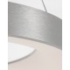 Triac Dimmable Brushed Silver Aluminium & Acrylic LED 50 Watt 230 Volt 2864Lm 3000K IP20 D: 60 H: 120 cm Adjustable Height 