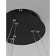 Traic Dimmable Sandy Black Aluminium & Acrylic LED 45 Watt 230 Volt 2737Lm 3000K IP20 D1: 67 D2: 47.5 H: 120 cm Adjustable heig