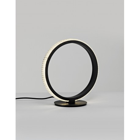 Sandy Black Aluminium & Acrylic LED 11 Watt 230 Volt 536Lm 3000K IP20 D: 29 W: 25 H: 30 cm 