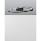 Matt Black Aluminium & Acrylic LED 28 Watt 230 Volt 1950Lm 3000K IP20 D: 60 W: 35 H: 15 cm 