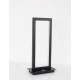 Triac Dimmable Matt Black Aluminium & Acrylic 3 Step Touch Dimmable LED 11 Watt 230 Volt 699Lm 3000K IP20 L: 17.5 W: 10 H: 36 cm