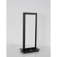 Triac Dimmable Matt Black Aluminium & Acrylic 3 Step Touch Dimmable LED 11 Watt 230 Volt 699Lm 3000K IP20 L: 17.5 W: 10 H: 36 cm