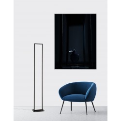 Matt Black Aluminium & Acrylic LED 38 Watt 230 Volt 3363Lm 3000K IP20 L: 26 W: 16 H: 153 cm 