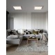 Sandy White Aluminium & Acrylic LED 32 Watt 230 Volt 2240Lm 3000K IP20 L: 40 W: 40 H: 4.5 cm 