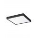 Sandy Black Aluminium & Acrylic LED 32 Watt 230 Volt 2240Lm 3000K IP20 L: 40 W: 40 H: 4.5 cm 