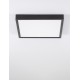 Sandy Black Aluminium & Acrylic LED 32 Watt 230 Volt 2240Lm 3000K IP20 L: 40 W: 40 H: 4.5 cm 