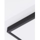 Sandy Black Aluminium & Acrylic LED 32 Watt 230 Volt 2240Lm 3000K IP20 L: 40 W: 40 H: 4.5 cm 