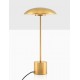 Gold Metal LED 5 Watt 230 Volt 250Lm 3000K IP20 Cable Length: 180 cm D: 25 W: 10 H: 50 cm 