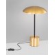 Gold & Black Metal LED 5 Watt 230 Volt 250Lm 3000K IP20 Cable Length: 180 cm D: 25 W: 10 H: 44 cm 