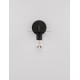 Black Metal LED E27 1x12 Watt 230 Volt IP20 Bulb Excluded D: 12 W: 21 H: 15.5 cm 