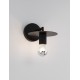 Black Metal LED E27 1x12 Watt 230 Volt IP20 Bulb Excluded D: 12 W: 21 H: 15.5 cm 