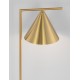 Brass Metal & White Marble Base LED E27 1x12 Watt 230 Volt IP20 Bulb Excluded Cable Length: 130 cm D: 19 W: 26 H: 60 cm 