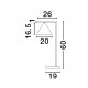 Brass Metal & White Marble Base LED E27 1x12 Watt 230 Volt IP20 Bulb Excluded Cable Length: 130 cm D: 19 W: 26 H: 60 cm 