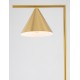 Brass Metal & White Marble Base LED E27 1x12 Watt 230 Volt IP20 Bulb Excluded Cable Length: 160 cm D: 25 W: 35 H: 175 cm 