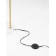 Brass Metal & White Marble Base LED E27 1x12 Watt 230 Volt IP20 Bulb Excluded Cable Length: 160 cm D: 25 W: 35 H: 175 cm 