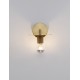 Gold Metal LED E27 1x12 Watt 230 Volt IP20 Bulb Excluded D: 12 W: 21 H: 15.5 cm 