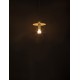 Gold Metal LED E27 1x12 Watt 230 Volt IP20 Bulb Excluded D: 20 H 1: 14.5 H 2: 180 cm Adjustable height 