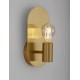 Gold Metal LED E27 1x12 Watt 230 Volt IP20 Bulb Excluded D: 12.5 W: 10 H: 25 cm 
