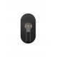 Black Metal LED E27 1x12 Watt 230 Volt IP20 Bulb Excluded D: 12.5 W: 10 H: 25 cm 