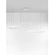 3000K Triac Dimmable Sandy White Aluminium & Acrylic LED 140 Watt 230 Volt 7840Lm IP20 D1: 60 D2: 80 D3: 100 H: 250 cm Adjust