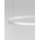 3000K Triac Dimmable Sandy White Aluminium & Acrylic LED 72 Watt 5250Lm 230 Volt IP20 D: 120 H: 250 cm Adjustable Height 