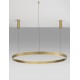 3000K Triac Dimmable Brass Gold Aluminium & Acrylic LED 72 Watt 5250Lm 230 Volt IP20 D: 120 H: 250 cm Adjustable Height 