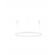 3000K Triac Dimmable Sandy White Aluminium & Acrylic LED 80 Watt 6000Lm 230 Volt IP20 D: 150 H: 250 cm Adjustable Height 