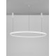 3000K Triac Dimmable Sandy White Aluminium & Acrylic LED 80 Watt 6000Lm 230 Volt IP20 D: 150 H: 250 cm Adjustable Height 