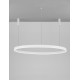 3000K Triac Dimmable Sandy White Aluminium & Acrylic LED 80 Watt 6000Lm 230 Volt IP20 D: 150 H: 250 cm Adjustable Height 