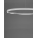 3000K Triac Dimmable Sandy White Aluminium & Acrylic LED 80 Watt 6000Lm 230 Volt IP20 D: 150 H: 250 cm Adjustable Height 