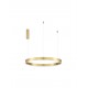 2700-6000K Changing CCT & Dimming Brass Gold Aluminium & Acrylic LED 50 Watt 3684Lm 230 Volt IP20 D: 80 H: 200 cm 