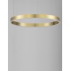 2700-6000K Changing CCT & Dimming Brass Gold Aluminium & Acrylic LED 50 Watt 3684Lm 230 Volt IP20 D: 80 H: 200 cm 