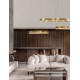 2700-6000K Changing CCT & Dimming Brass Gold Aluminium & Acrylic LED 60 Watt 4165Lm 230 Volt IP20 D: 100 H: 200 cm Adjustable 