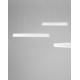 2700-6000K Changing CCT & Dimming Sandy White Aluminium & Acrylic LED 140 Watt 230 Volt 7840Lm IP20 D1: 60 D2: 80 D3: 100 H: 
