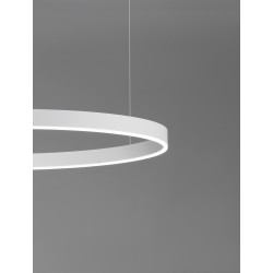 2700-6000K Changing CCT & Dimming Sandy White Aluminium & Acrylic LED 72 Watt 5250Lm 230 Volt IP20 D: 120 H: 250 cm Adjustab