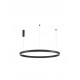 2700-6000K Changing CCT & Dimming Sandy Black Aluminium & Acrylic LED 72 Watt 5250Lm 230 Volt IP20 D: 120 H: 250 cm Adjustab
